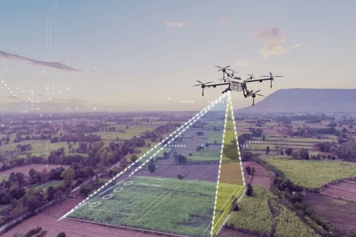 Aerial field surveys using drones for high-resolution crop mapping and precision agriculture
