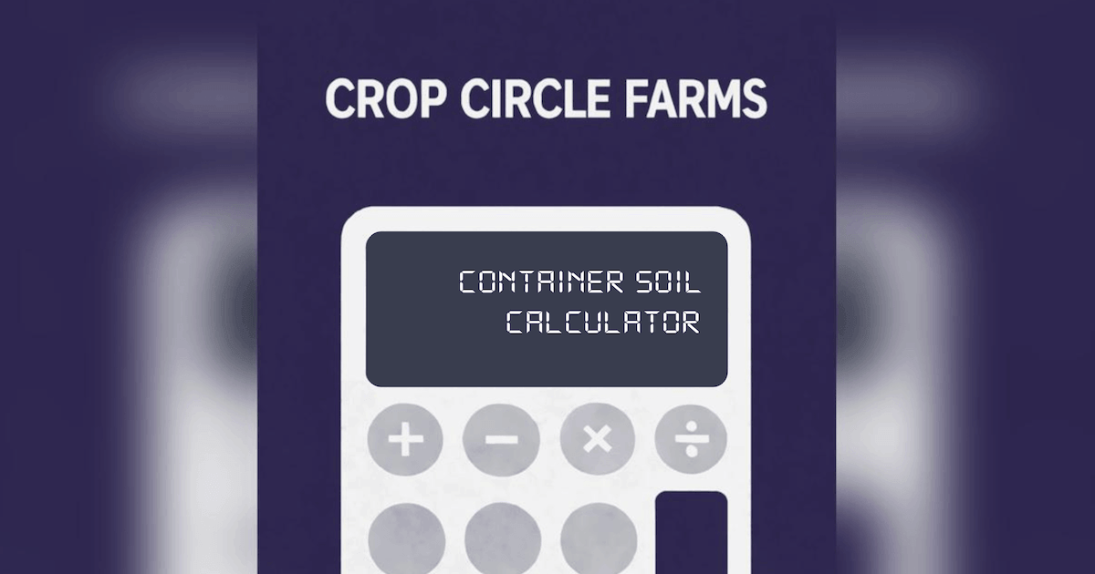 container soil volume calculator