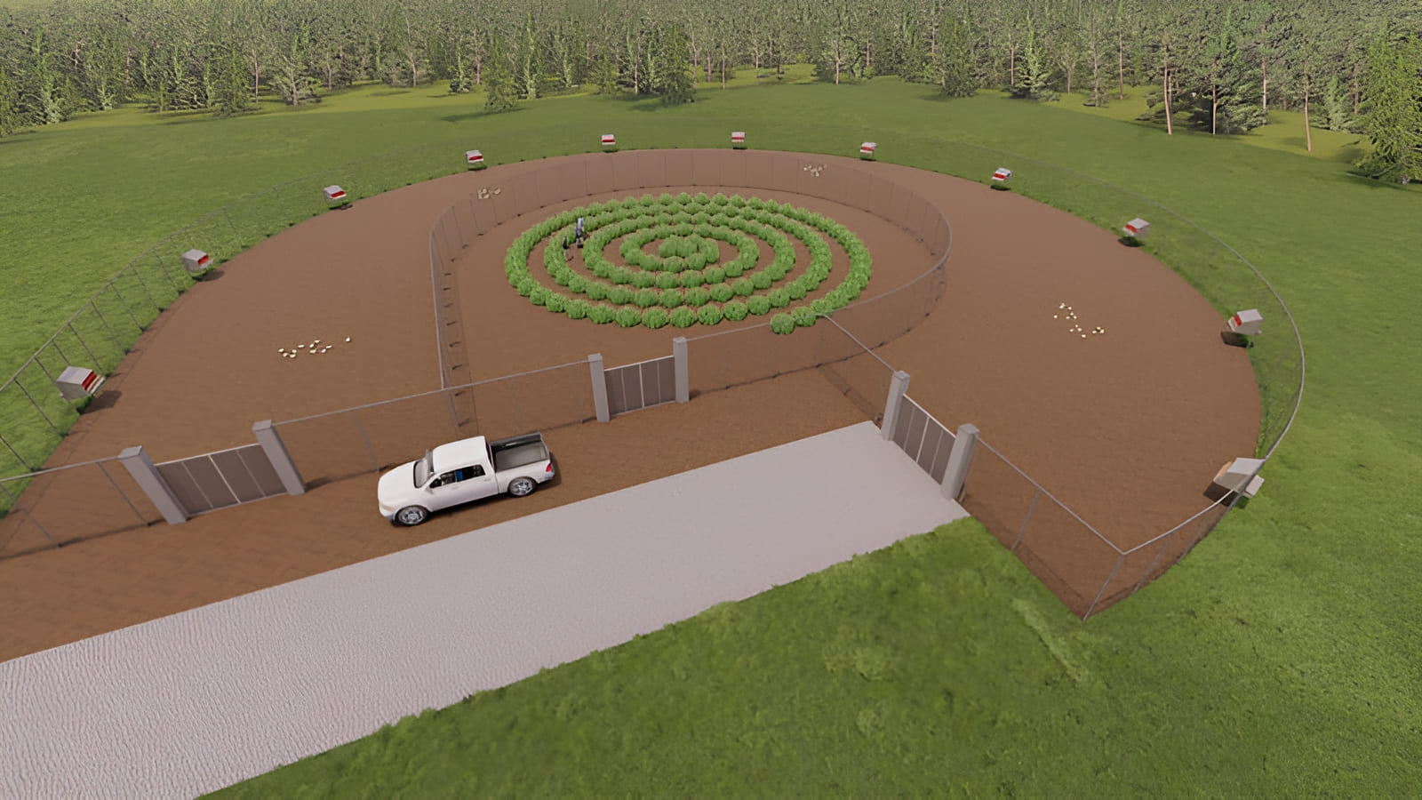 Regenerative chicken farming with pasture rotation and mobile coops