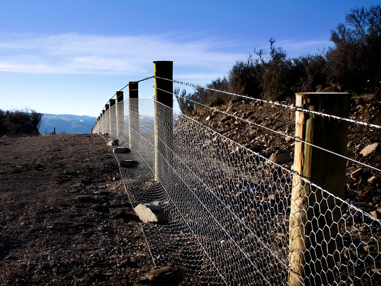 small opening 2 layer fencing