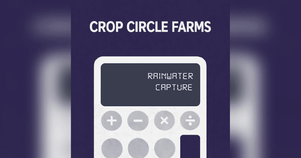 rainwater capture calculator